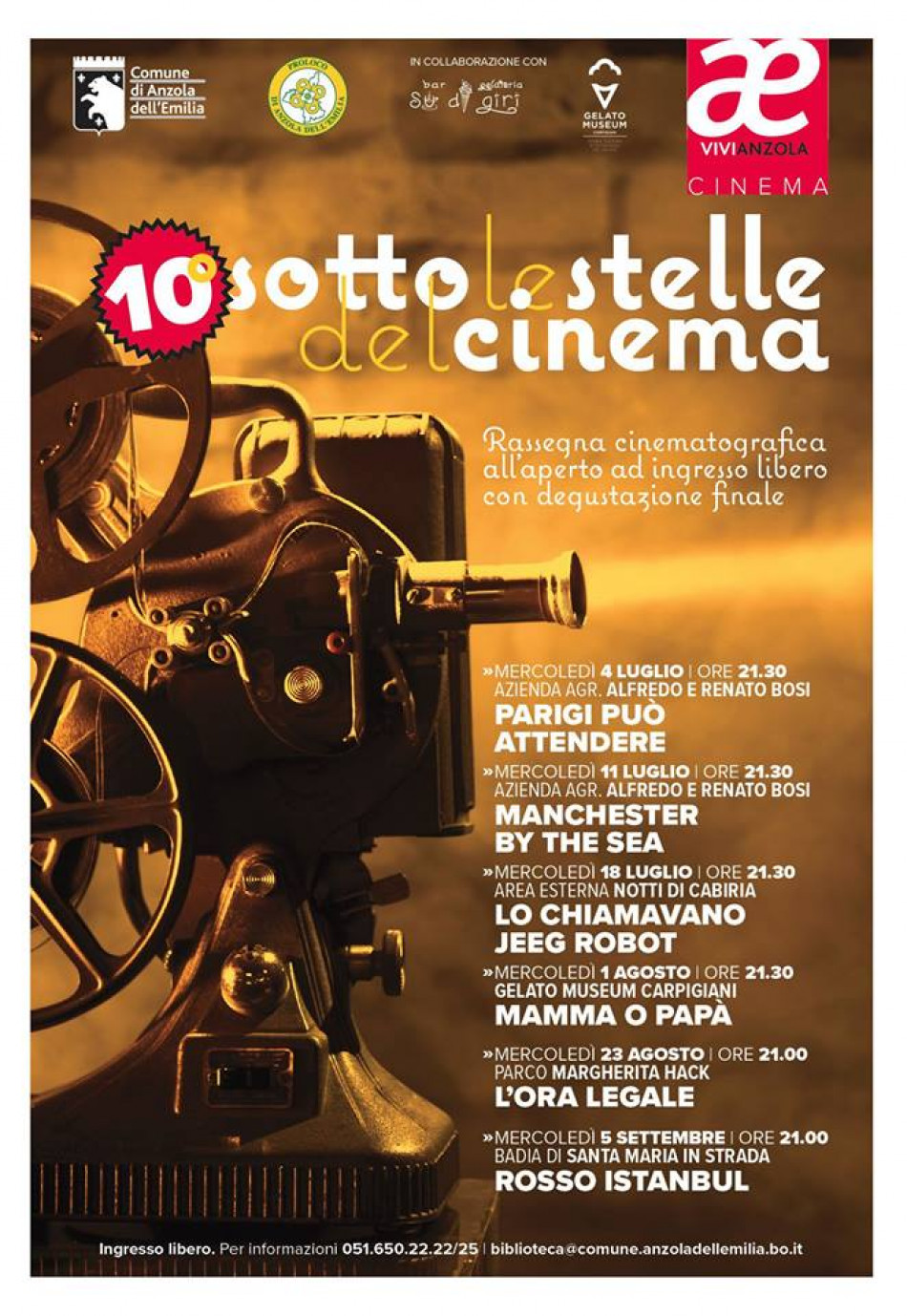 Sotto le stelle del cinema Biblioteca